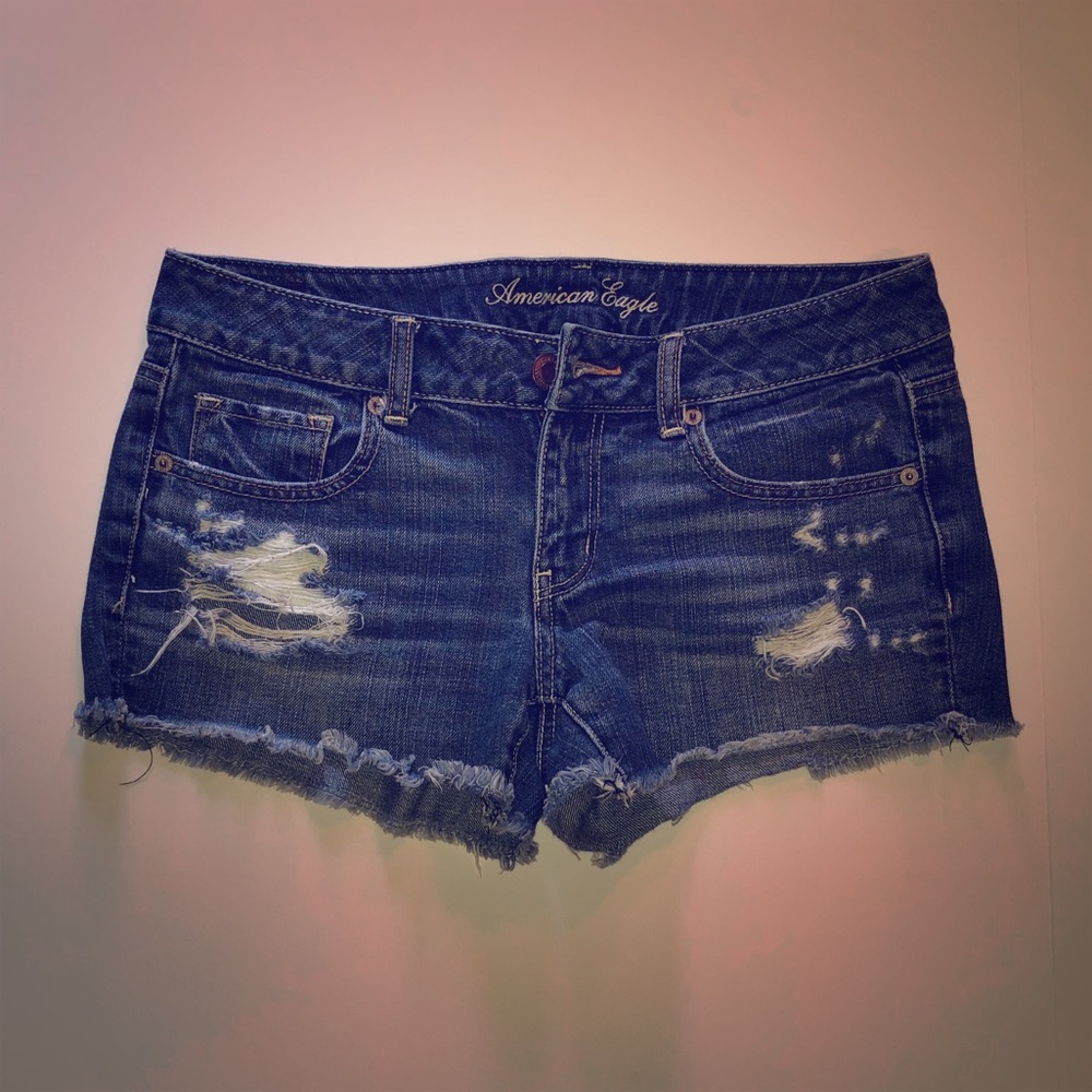 American Eagle Outfitters Cut-Off Denim Short
